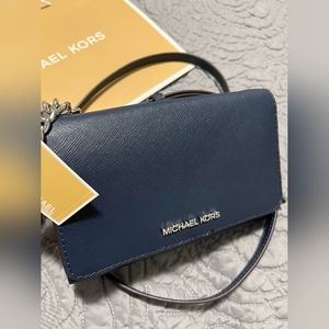 Michael Kors Navy Blue Crossbody